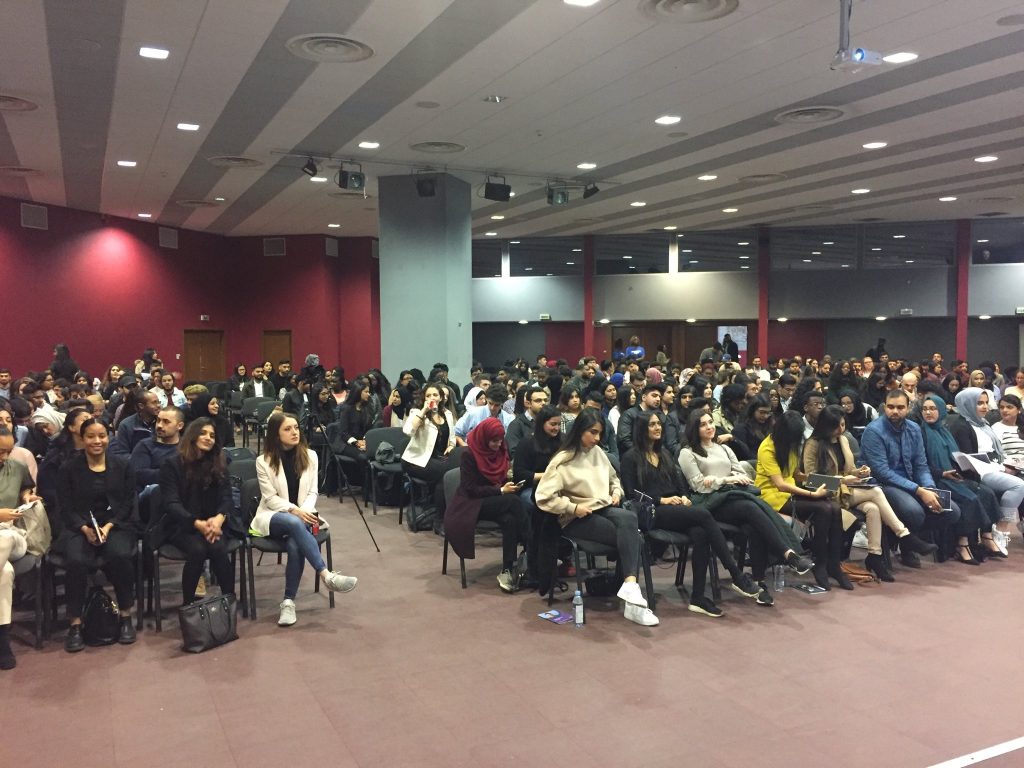 students studying medicine in europe at the british medicial careers conference