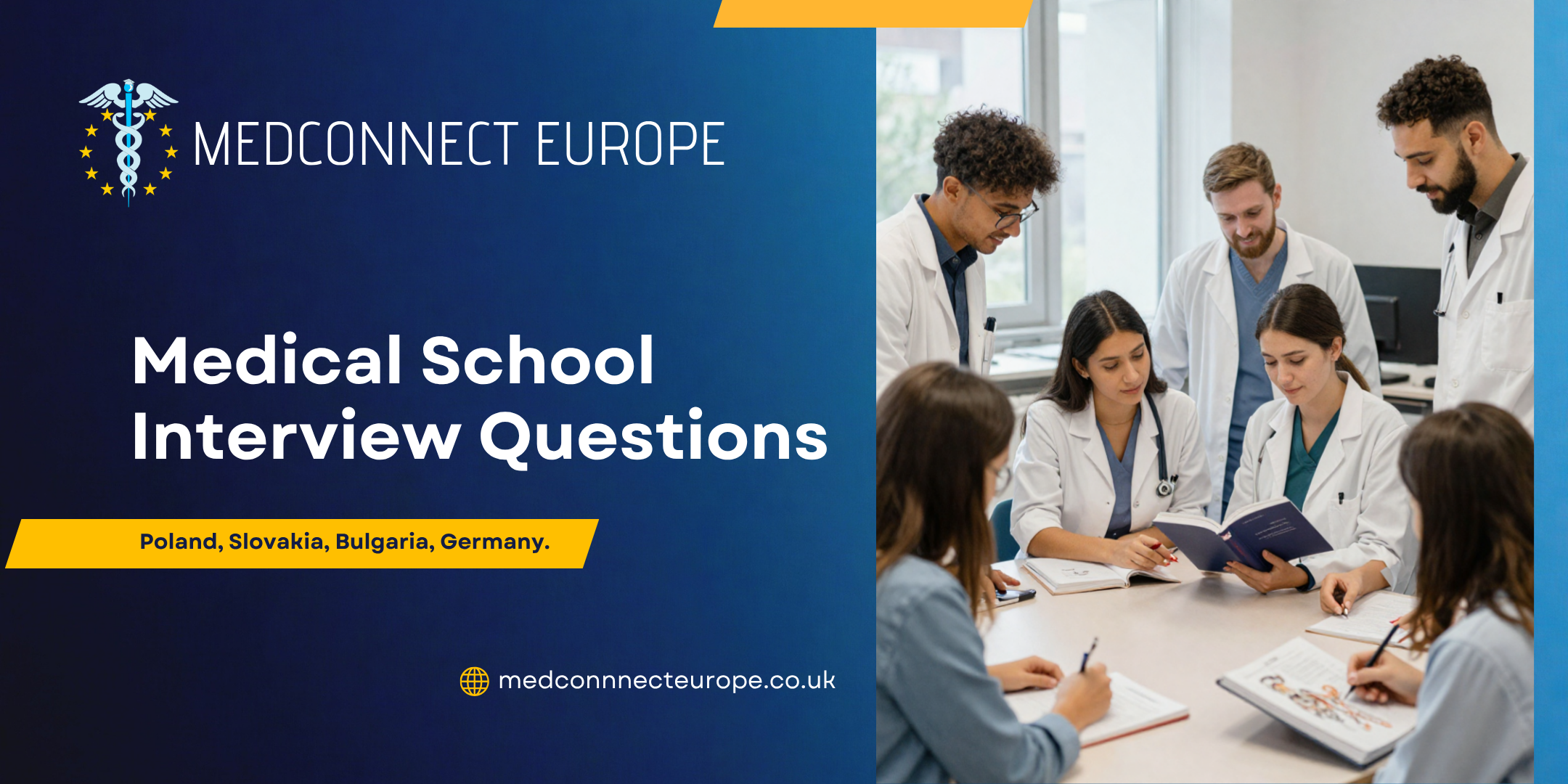 medical school interview questions, Poland vs Slovakia vs Bulgaria vs Germany admission requirements."